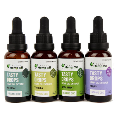 Organic MCT Oil, Organic Grapeseed Oil, Hemp Extract, Organic Sunflower Oil*, Organic and Natural Flavors*, Stevia*, Terpenes (*Not present in Natural version)